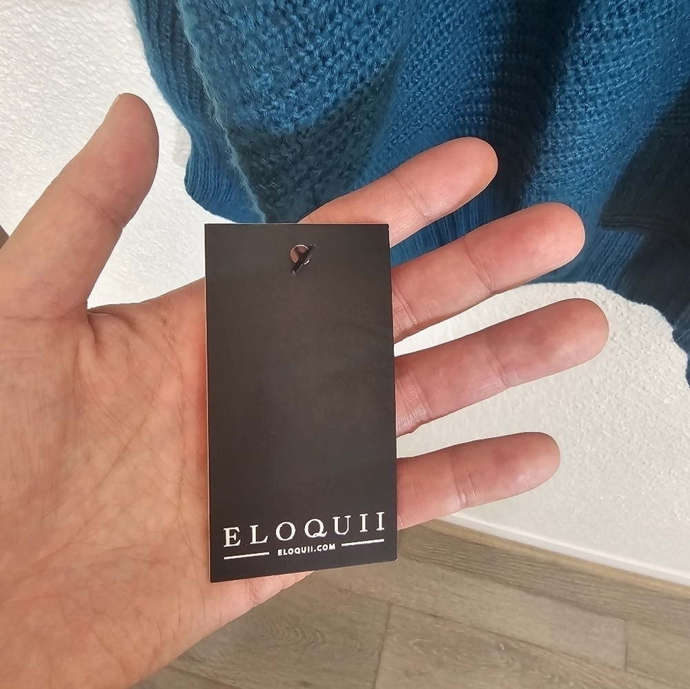 NWT Eloquii 26/28 Bishop Sleeve Drop Shoulder Sweater - Picture 7 of 10